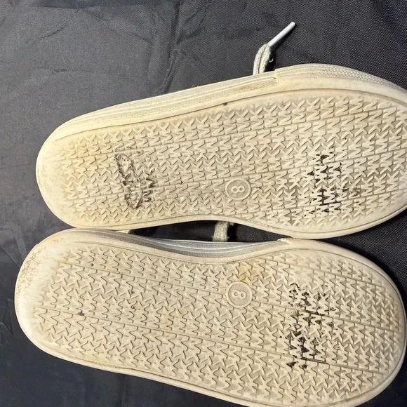 Michael Kors Kids Tan and White Sneakers - Picture 4 of 5